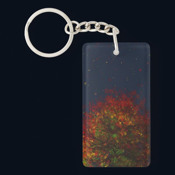 Falling Rainbow Acrylic Keychain