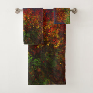 Falling Rainbow Bath Towel Set