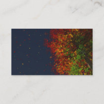 Falling Rainbow Bookmarks Business Card