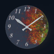 Falling Rainbow Clock