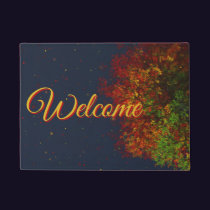 Falling Rainbow Doormat