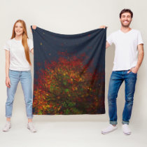 Falling Rainbow Fleece Blanket