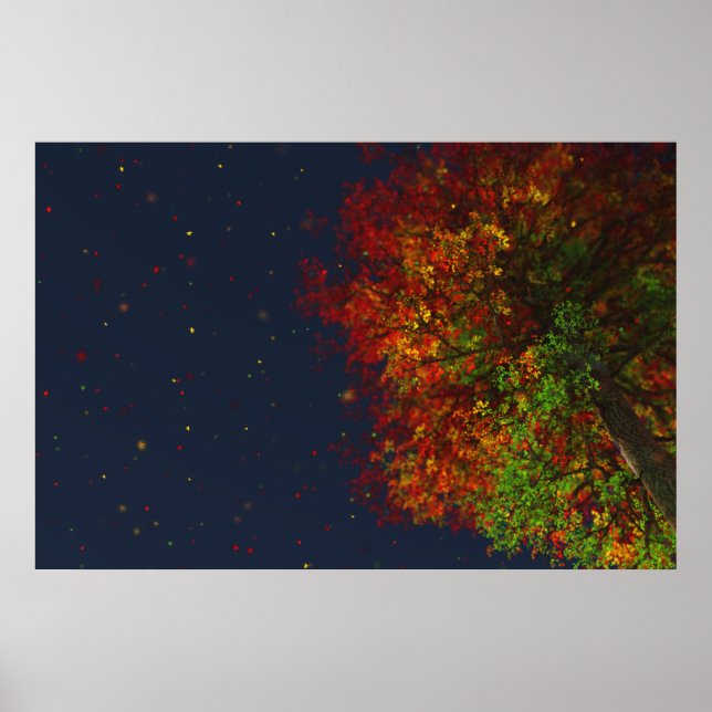 Falling Rainbow Print (Front)