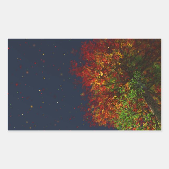 Falling Rainbow Stickers (Front)