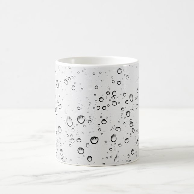 Falling Raindrops Coffee Mug (Center)