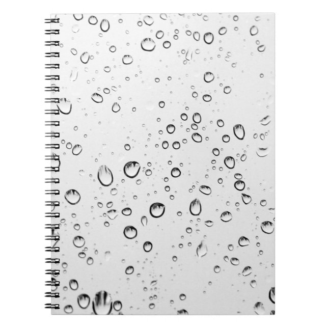Falling Raindrops Notebook (Front)
