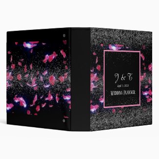 Falling Rose Petals Binder