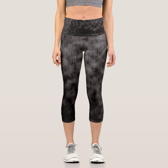 Falling Signal Capri Leggings (Front)