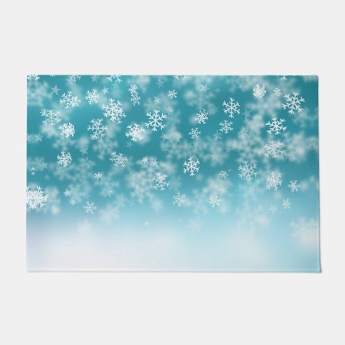 Falling Snowflakes ️️ Doormat
