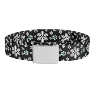 Falling Snowflakes Pattern Belt