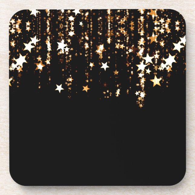 falling stars beverage coaster (Front)