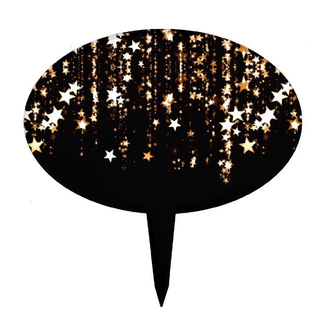 falling stars cake topper (Front)