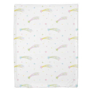 Falling stars. duvet cover