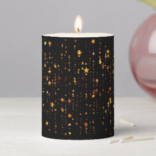 Falling Stars Holiday Candle