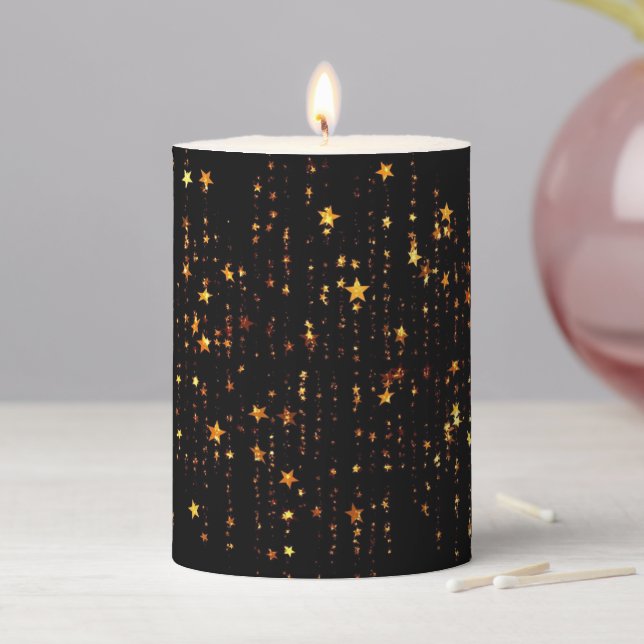 Falling Stars Holiday Candle (In Situ)