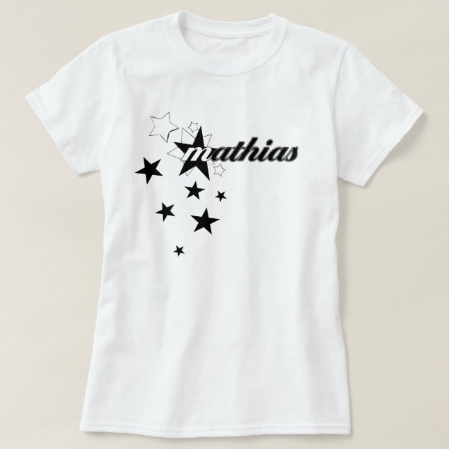 Falling Stars - Mathias Clothing T-Shirt (Design Front)