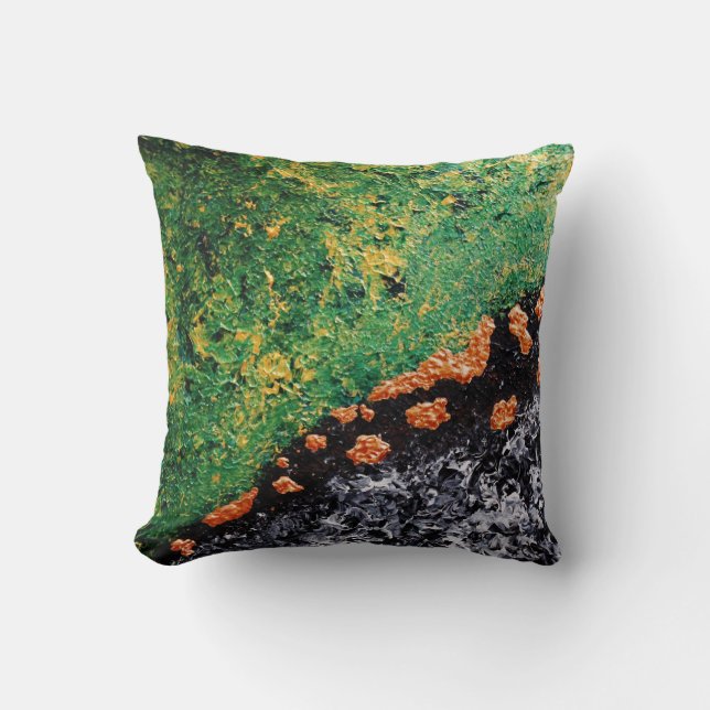 "Falling Stars" Throw Pillow (Front)