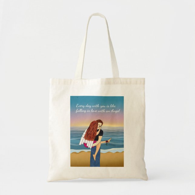 Falling Tote Bag (Front)