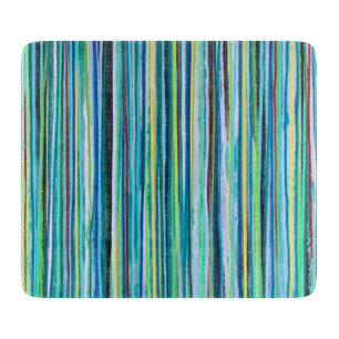 Falling Water Deco Glass Cutting Board