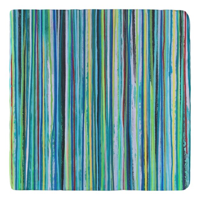 Falling Water Marble Trivet (Front)