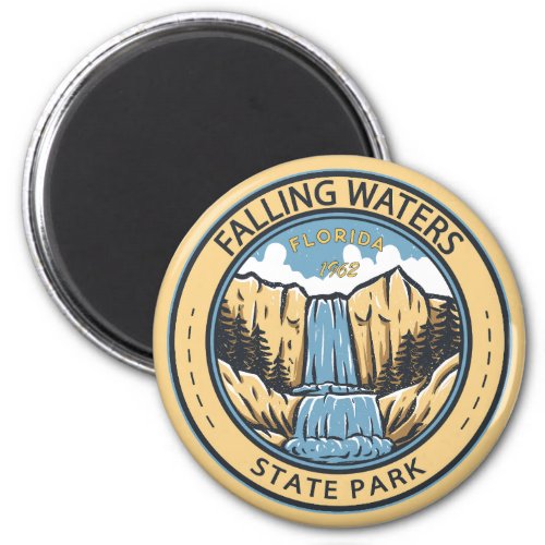 Falling Waters State Park Florida Badge Magnet