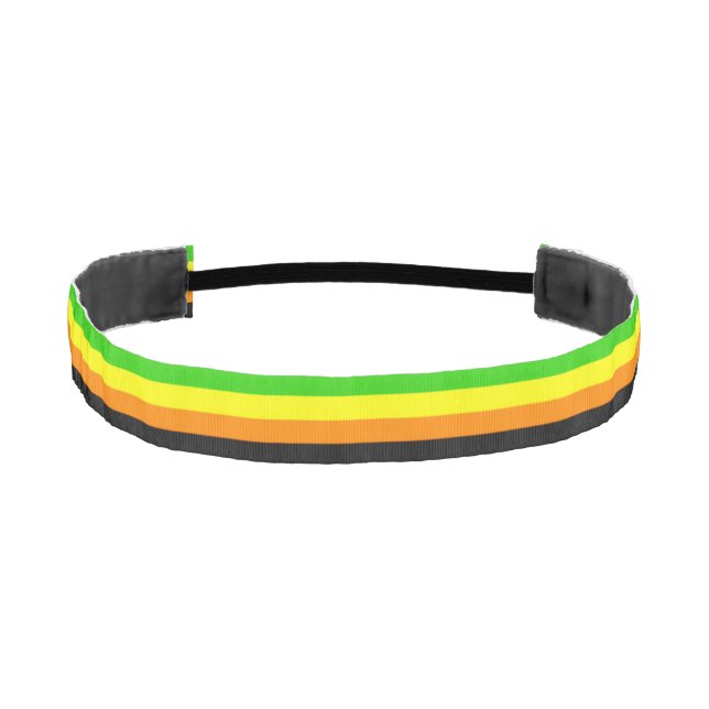 Fallln Aromantic Pride Flag Athletic Headband (Front)