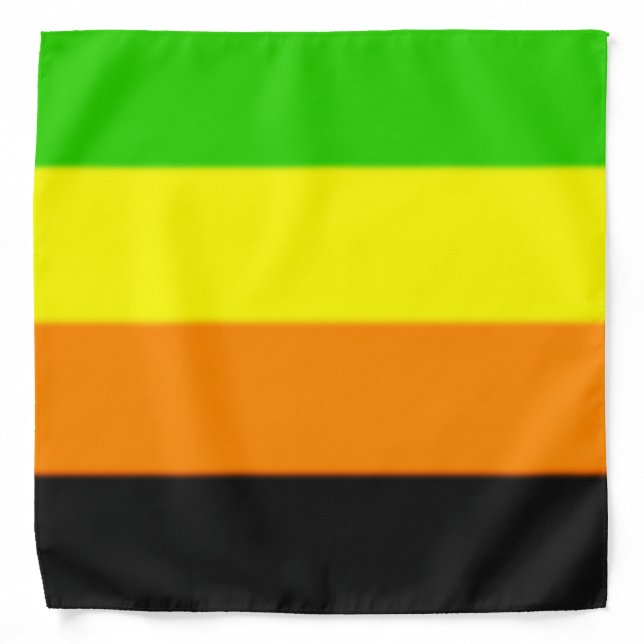 Fallln Aromantic Pride Flag Bandana (Front)