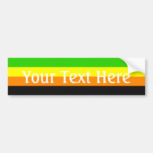 Fallln Aromantic Pride Flag Bumper Sticker (Front)