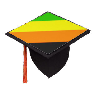 Fallln Aromantic Pride Flag Graduation Cap Topper