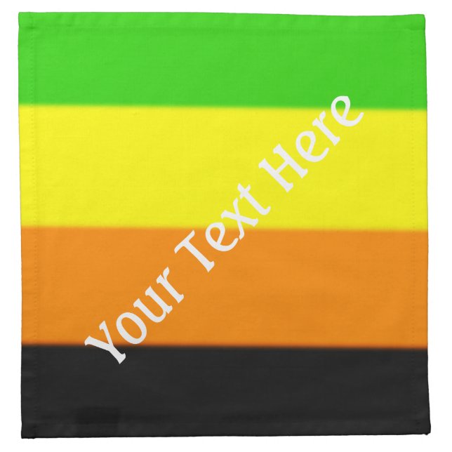 Fallln Aromantic Pride Flag Napkin (Front)