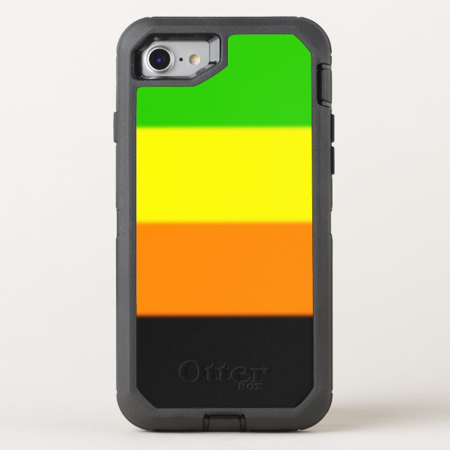 Fallln Aromantic Pride Flag Otterbox iPhone Case (Back)
