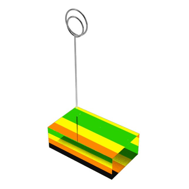 Fallln Aromantic Pride Flag Place Card Holder (Corner)