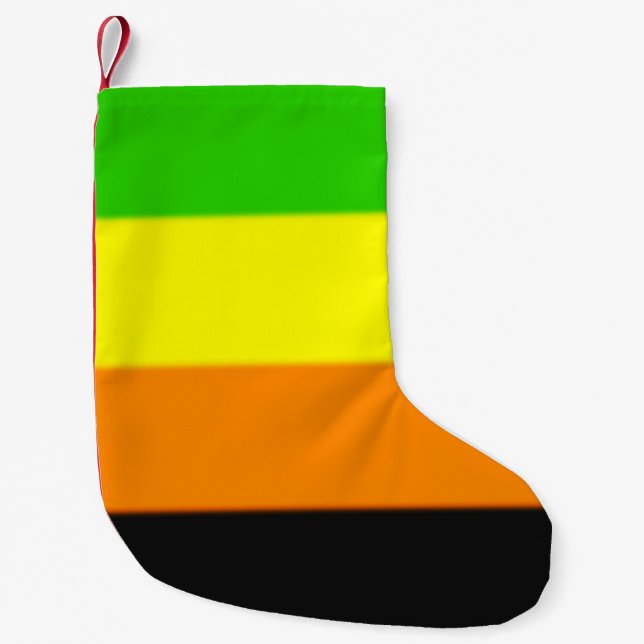 Fallln Aromantic Pride Flag Small Christmas Stocking (Front)