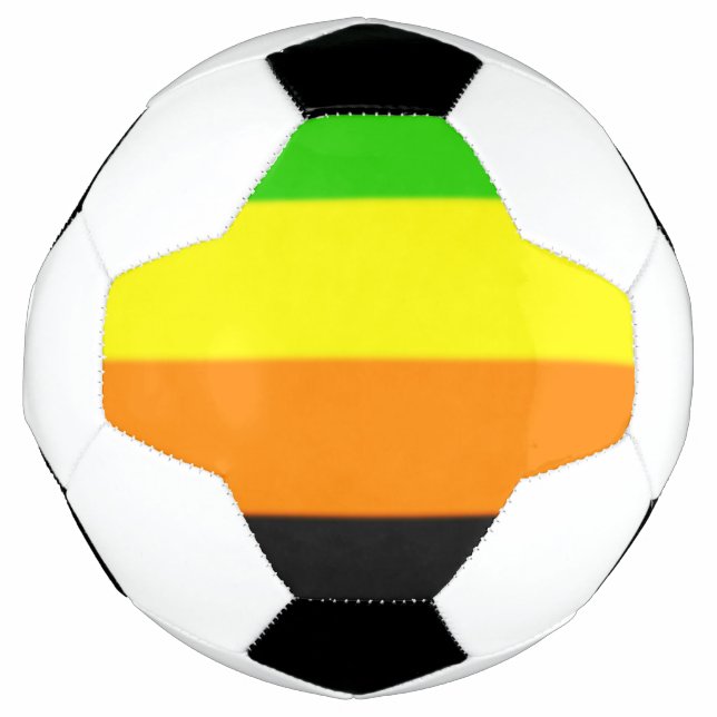 Fallln Aromantic Pride Flag Soccer Ball (Front)