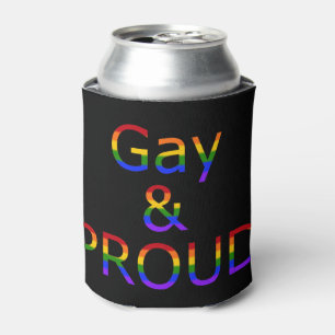 Fallln Gay and Proud Can Cooler