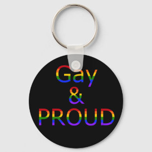 Fallln Gay and Proud Keychain