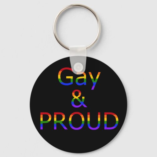 Fallln Gay and Proud Keychain