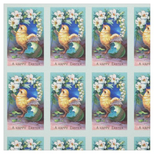 Falln A Happy Easter Chick Fabric