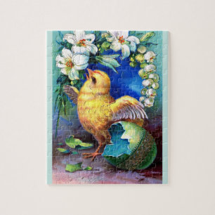 Falln A Happy Easter Chick Jigsaw Puzzle