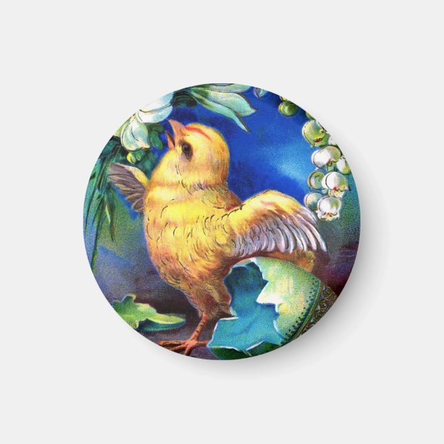 Falln A Happy Easter Chick Magnet (Front)