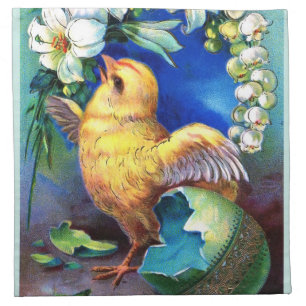 Falln A Happy Easter Chick Napkin