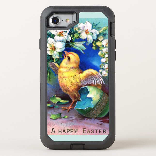 Falln A Happy Easter Chick Otterbox iPhone Case (Back)