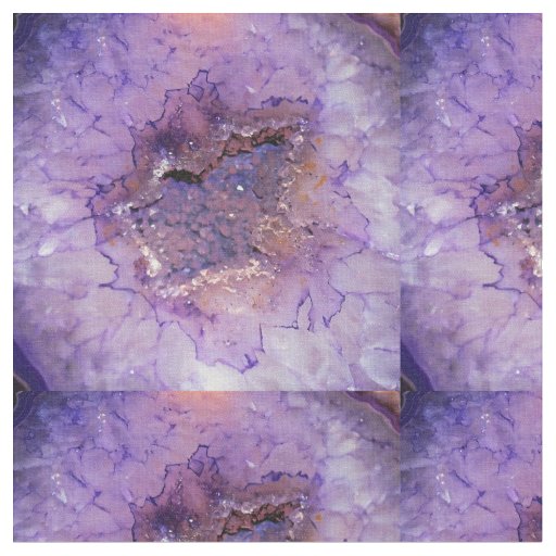 Falln Amethyst Geode Fabric