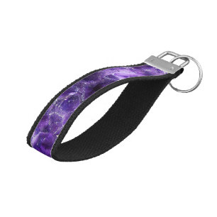 Falln Amethyst Peaks Wrist Keychain