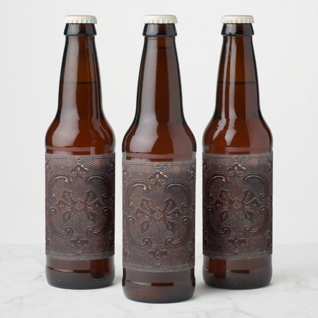 Falln Ancient Leather Book Beer Bottle Label (Bottles)