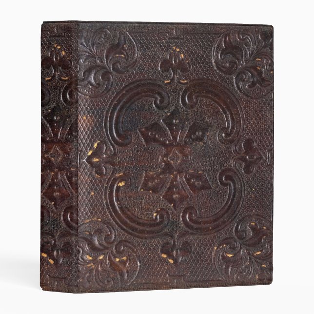Falln Ancient Leather Book Mini Binder (Front/Spine)