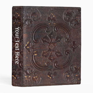 Falln Ancient Leather Book Mini Binder