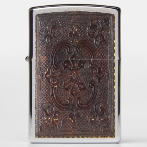 Falln Ancient Leather Zippo Lighter