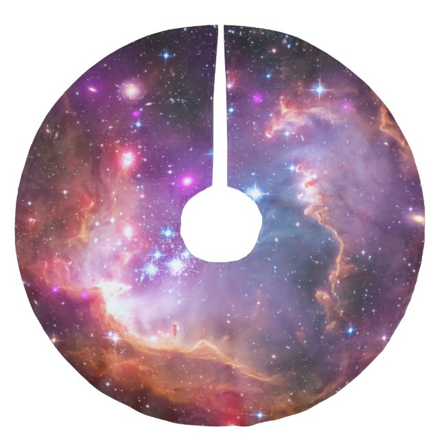 Falln Angelic Galaxy Brushed Polyester Tree Skirt (Front)