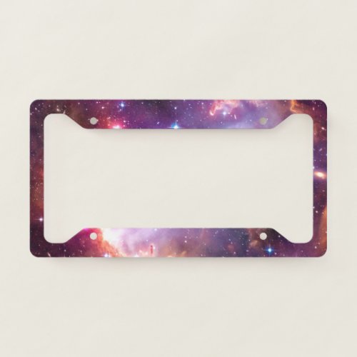 Falln Angelic Galaxy License Plate Frame